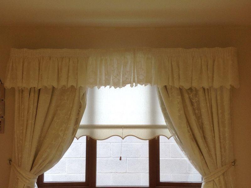 Cream curtains