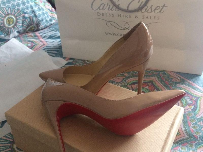 Red sole shoes