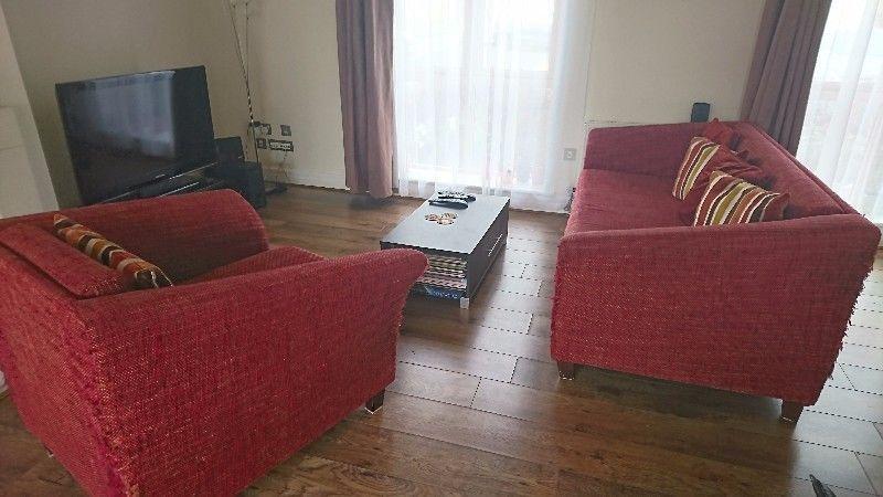 Free 3 seat sofa and armchair