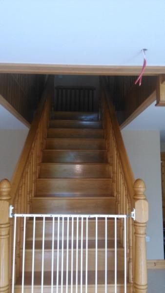 Solid oak stairs