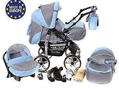 Baby sportive 3-in-1 travel system - baby blue