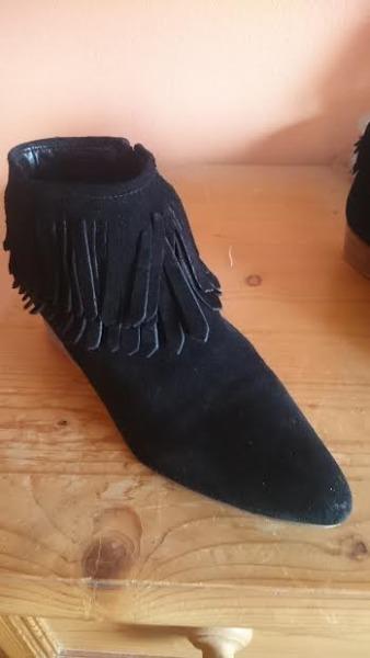 Faith Fringed Suede Ankle boots