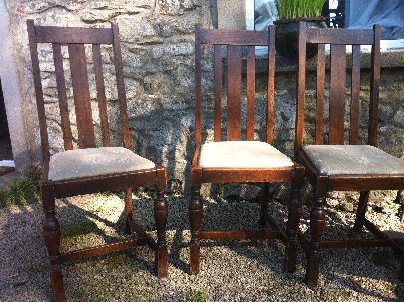 Antique Wooden Kitchen Chairs