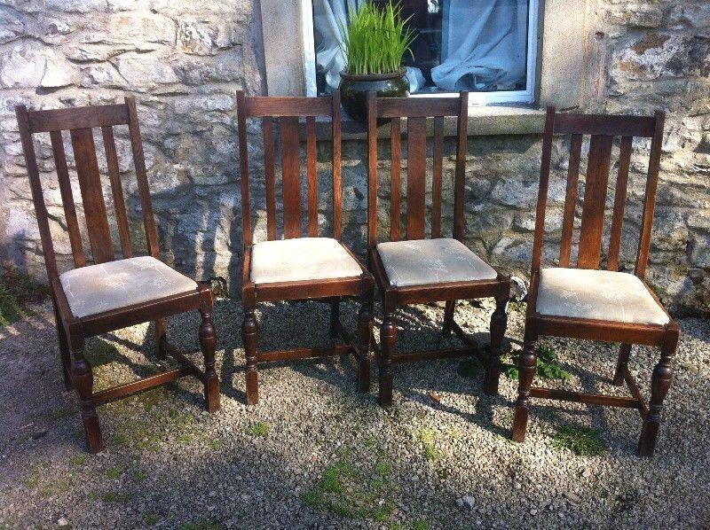 Antique Wooden Kitchen Chairs