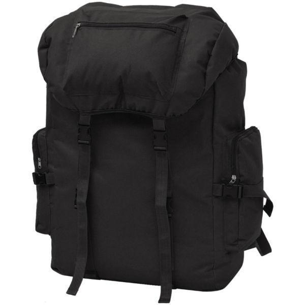 Luggage & Bags:vidaXL Army-Style Backpack 65 L Black(SKU91100)