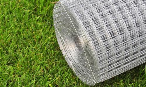 Fencing & Barriers:Square Wire Netting 1x25 m Galvanized Thickness 0,7 mm(SKU140430)