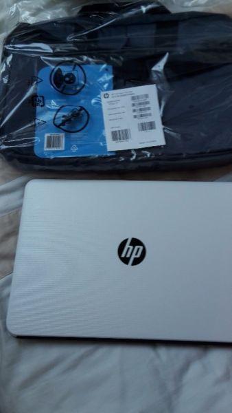 New White HP Laptop 14