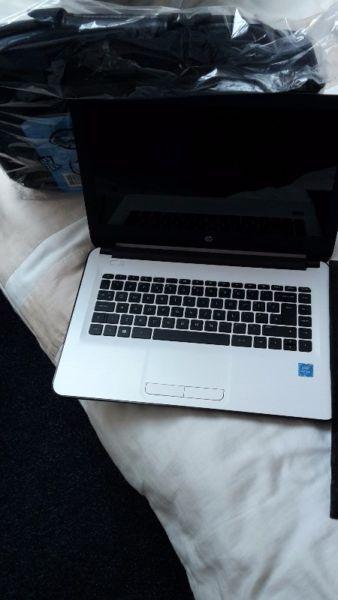 New White HP Laptop 14