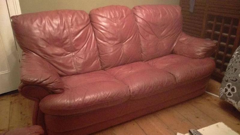 FREE 3 seater couch + Matching Arm Chair