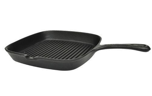 Griddles & Grill Pans : vidaXL Grill Pan Cast Iron 24x23 cm(SKU50123)