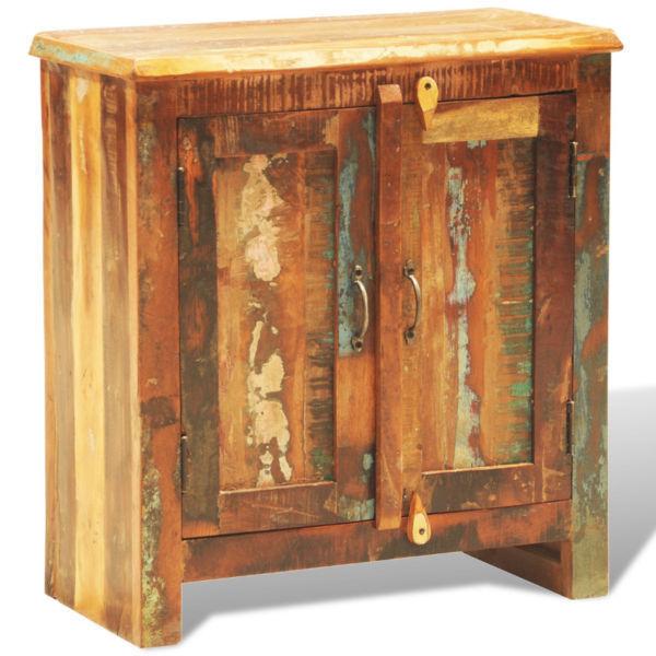 Cabinets & Storage : Reclaimed Wood Cabinet with Two Doors Vintage Antique-style(SKU241091)