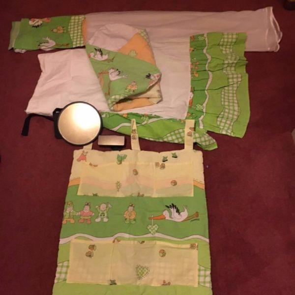 Cot Ikea Sniglar Baby Bedding, Cot Bomper Set