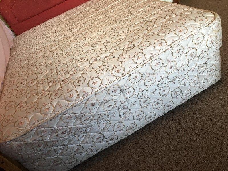 Sealy Posturepedic Mattress with bed frame