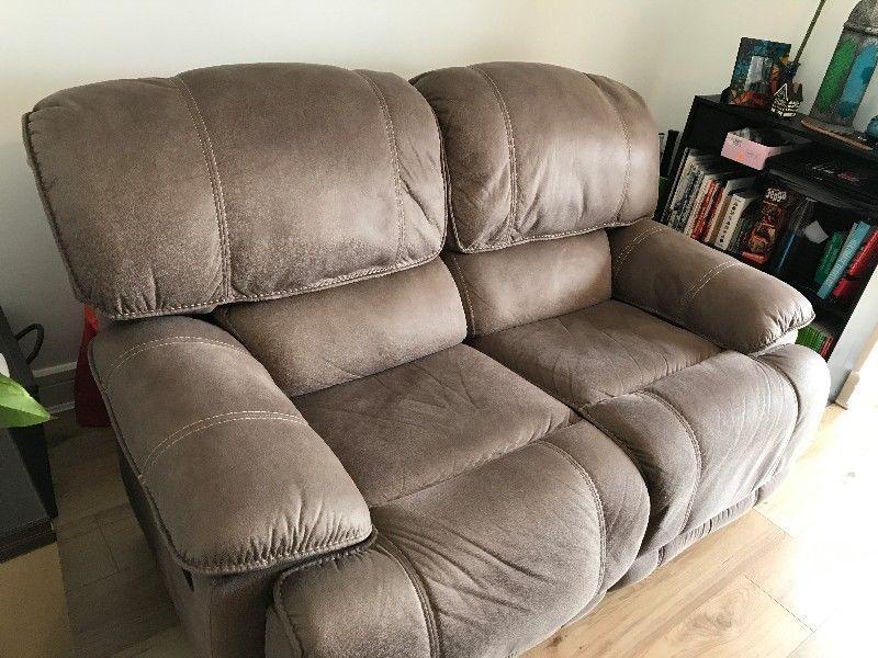 2 Seater Recliner Sofa - almost NEW