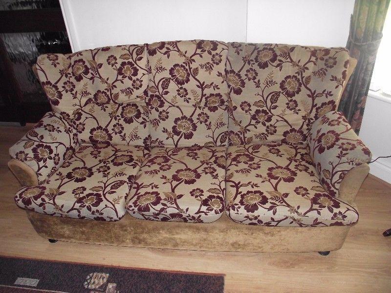 3 seater sofa and armchair to match