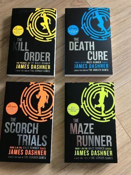 Maze Runner-4 book collection by James Dashner