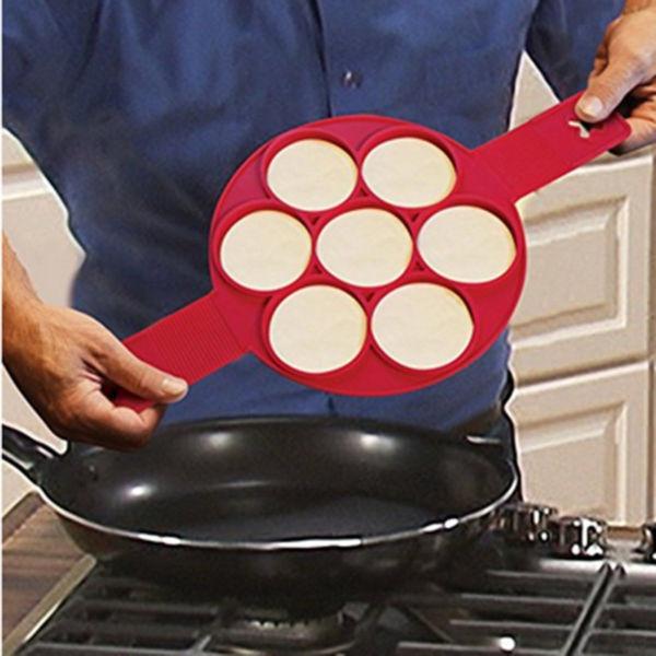 Honana CF bw86 silicone perfect pancake mold non stick pancake cake omelette mold maker egg ring