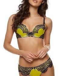 Apple sour plunge bra