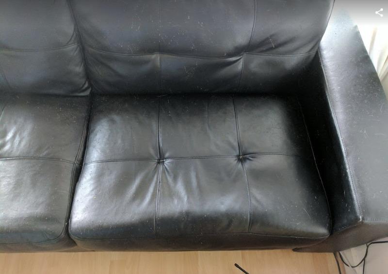 Leather sofa bed for free