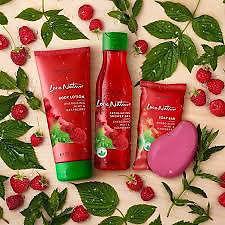 love nature lotion energising mint & raspberry