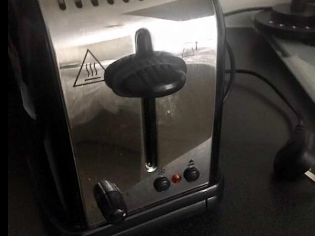 Russel Hobbs black mate toaster. Excellent condition!
