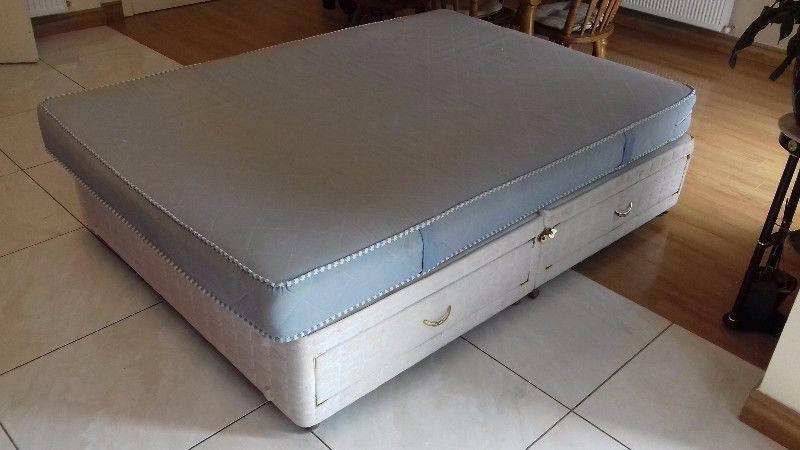Bed base with mattress for sale