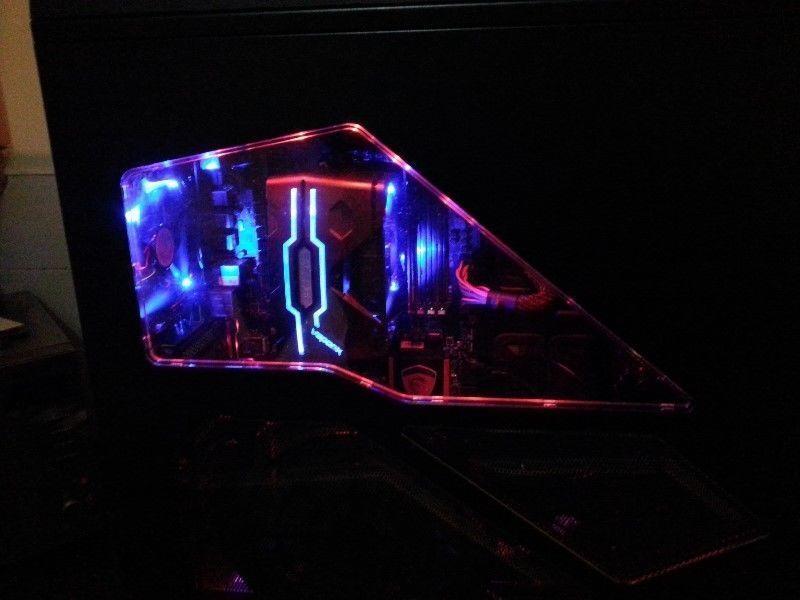 AMD FX 4300 Black edition 3.8ghz quadcore gaming pc ,8gb ddr3,4gb graphics card