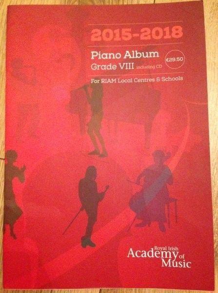RIAM Grade 8 Piano Exam books