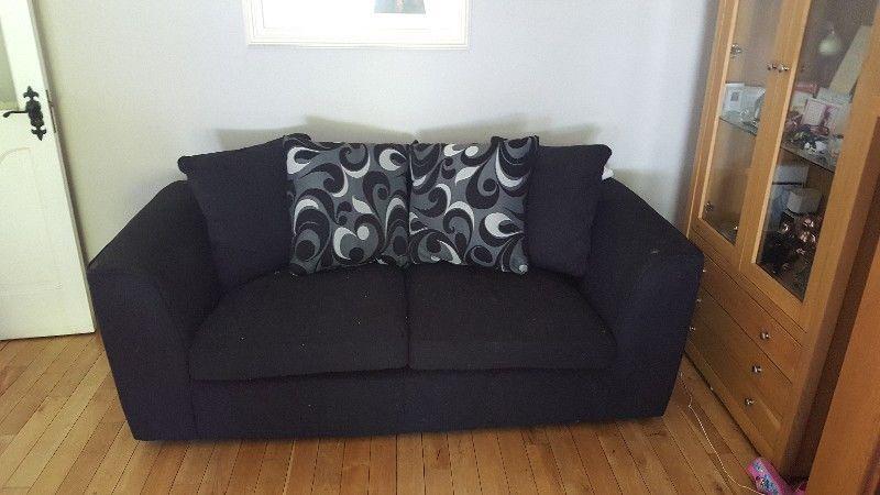 Black sofa