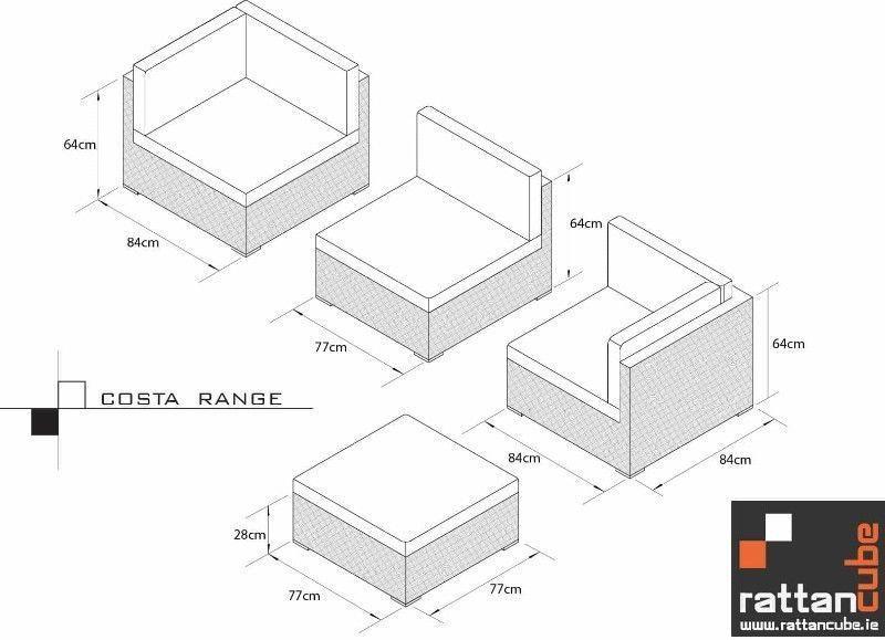Costa Sofa Set for Indoor and Outdoor