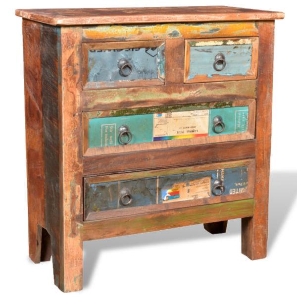 Cabinets & Storage : Reclaimed Wood Cabinet with 4 Drawers(SKU241136)