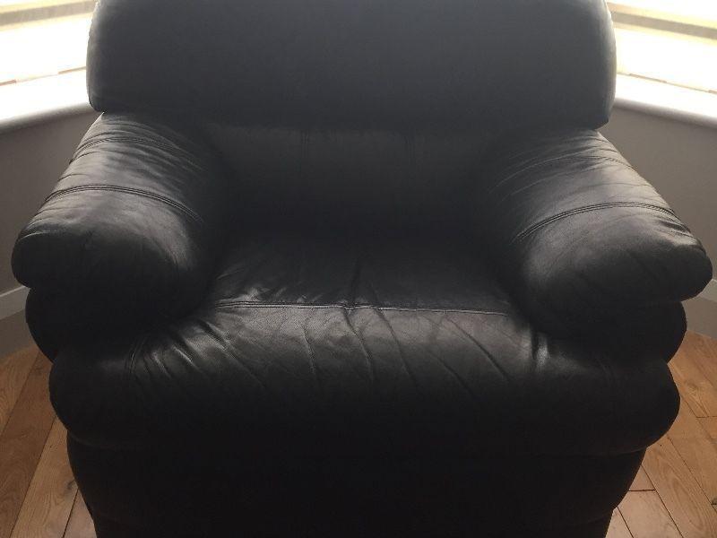 Leatherette Armchair