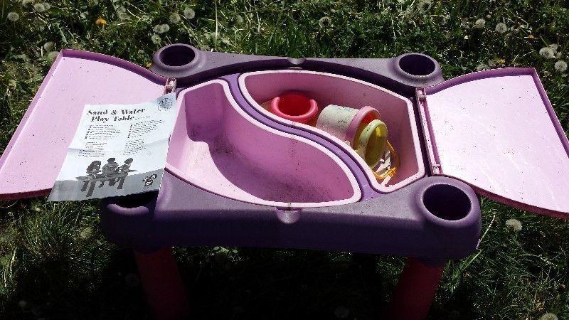Sand water play table