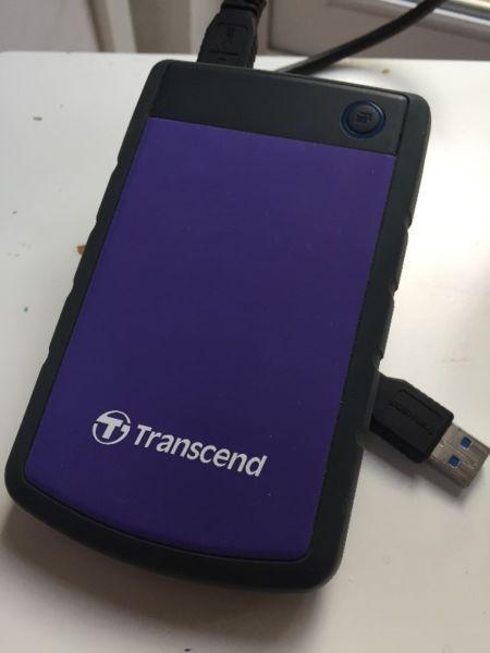 Transcend Storejet 1.5TB Portable USB 3.0 Hard Disk