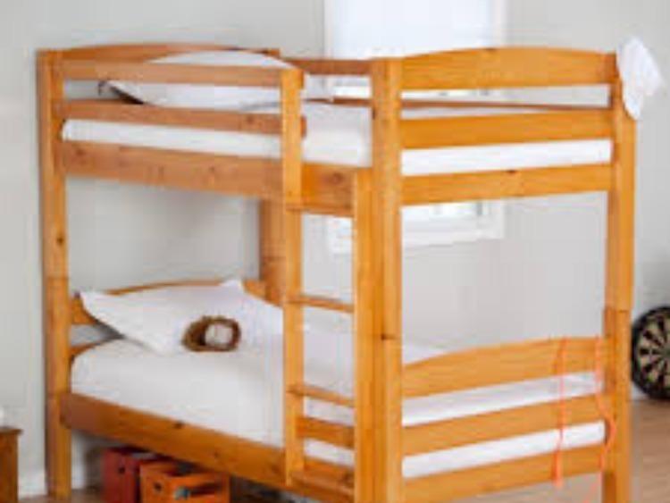 Solid wood bunk beds