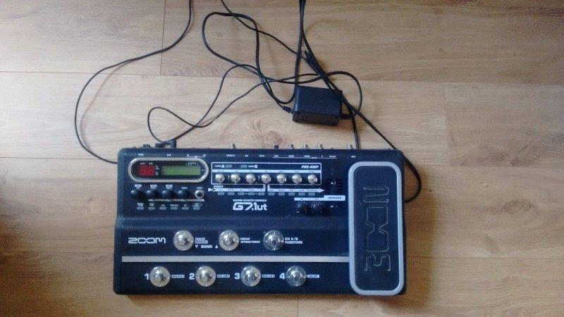 Guitar tube multi effects (console) pedal ZOOM G7.1ut