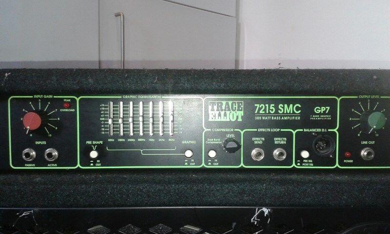 Bass Guitar Amplifier - Trace Elliott 7215 SMC Bass amp combo 1x15