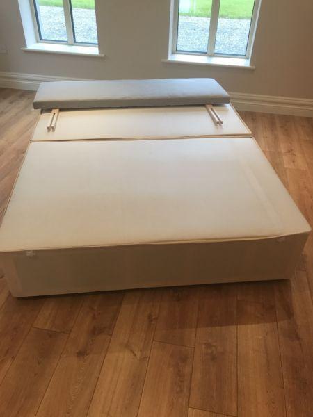 King Size bed base and headboard