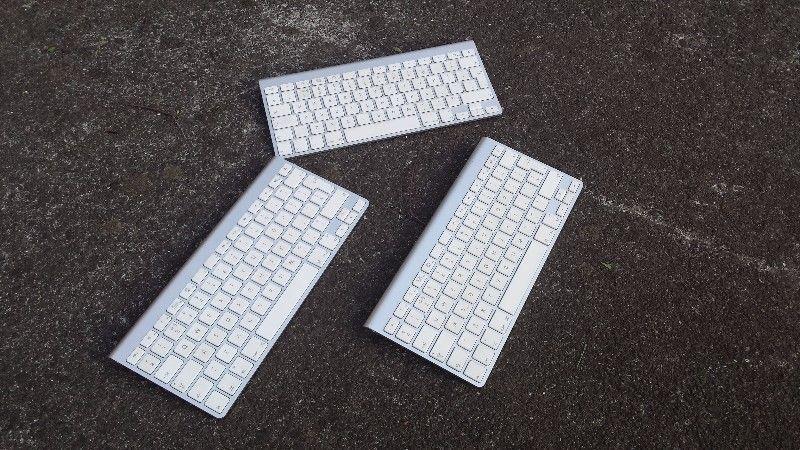 3 Apple Magic Keyboards (A1255) Wireless Bluetooth