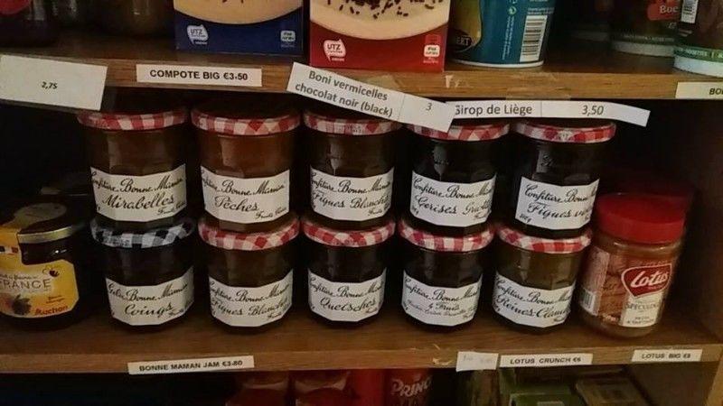 Bonne maman jam €3.80