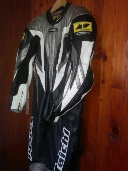 RS Taichi NXL 203 one piece leather racing suit