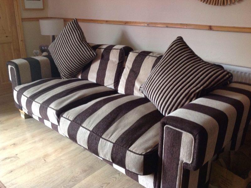 3&4 seater sofas for sale - excellent condition ! €300 for both
