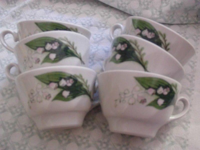 Lily of the valley cups vintage flowers