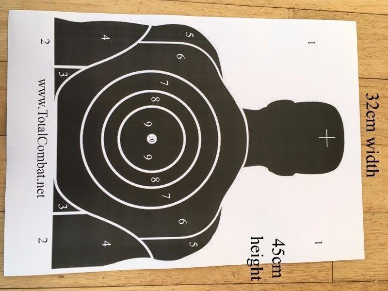 Pack of 50 targets for archery