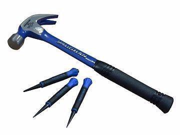 Vaughan Steel Eagle Claw Hammer with Free Punch Set 567g (20oz)