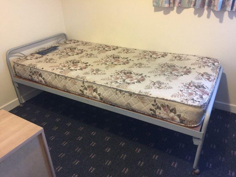 Single bed with mattress for sell