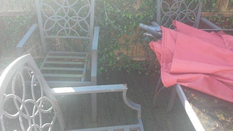 Free garden table and chairs