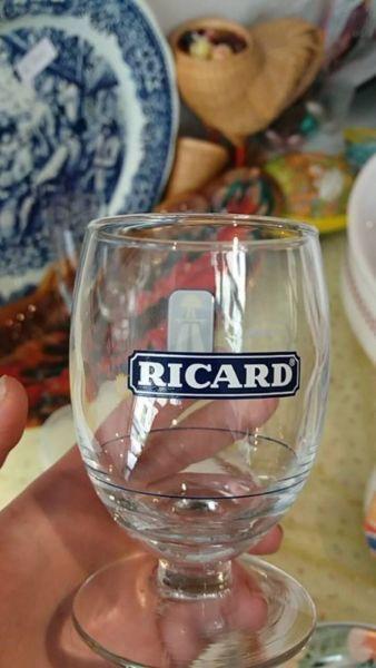 Ricard pastis glass