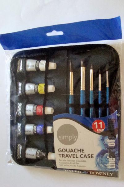 Brand New Daler-Rowney Simply Gouache Travel Case for Sale