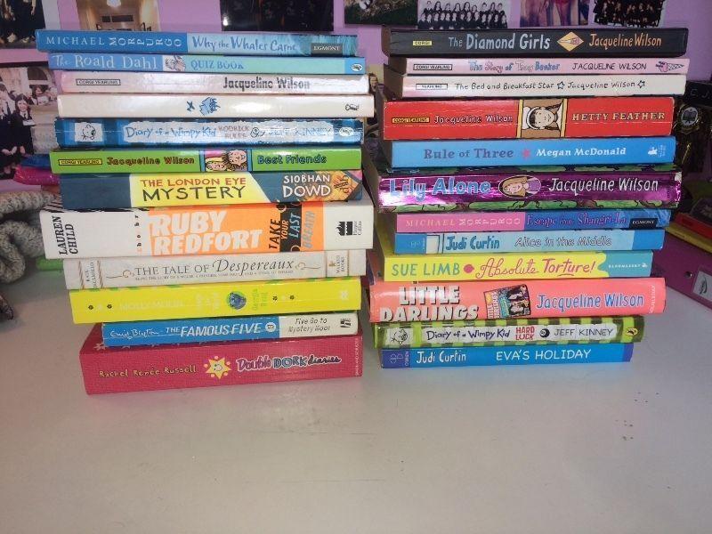24 CHILDREN AND TEENAGE BOOKS FOR SALE IN GREAT CONDITION